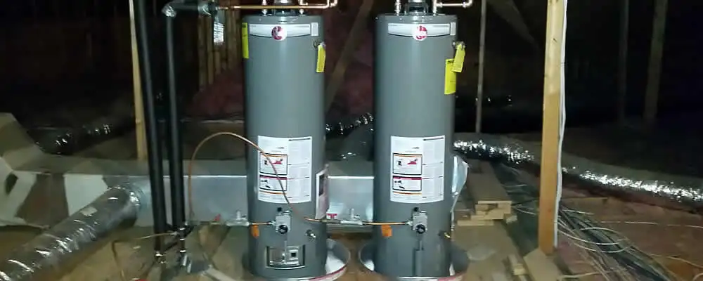 Tankless water heater installation for home hot water in Evansville, IN